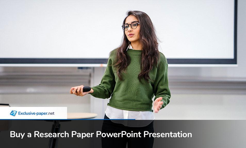 Buy a Research Paper PowerPoint Presentation Slides Online
