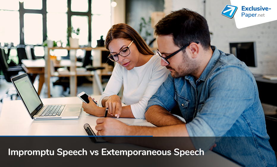 Difference between Impromptu Speech and Extemporaneous Speech