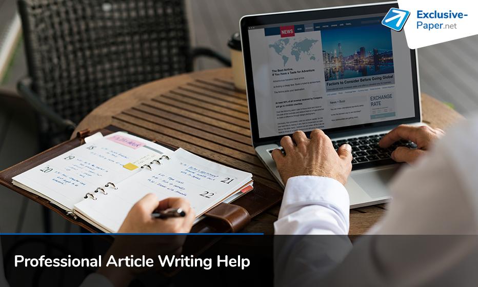 Professional Article Writing Help